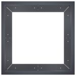 vidaXL Oporný múr 4 ks 100 x 100 x 50 cm Oceľ Antracitová – Obrázok 4