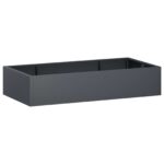 vidaXL Oporný múr 6 ks 200 x 100 x 30 cm Oceľ Antracitová