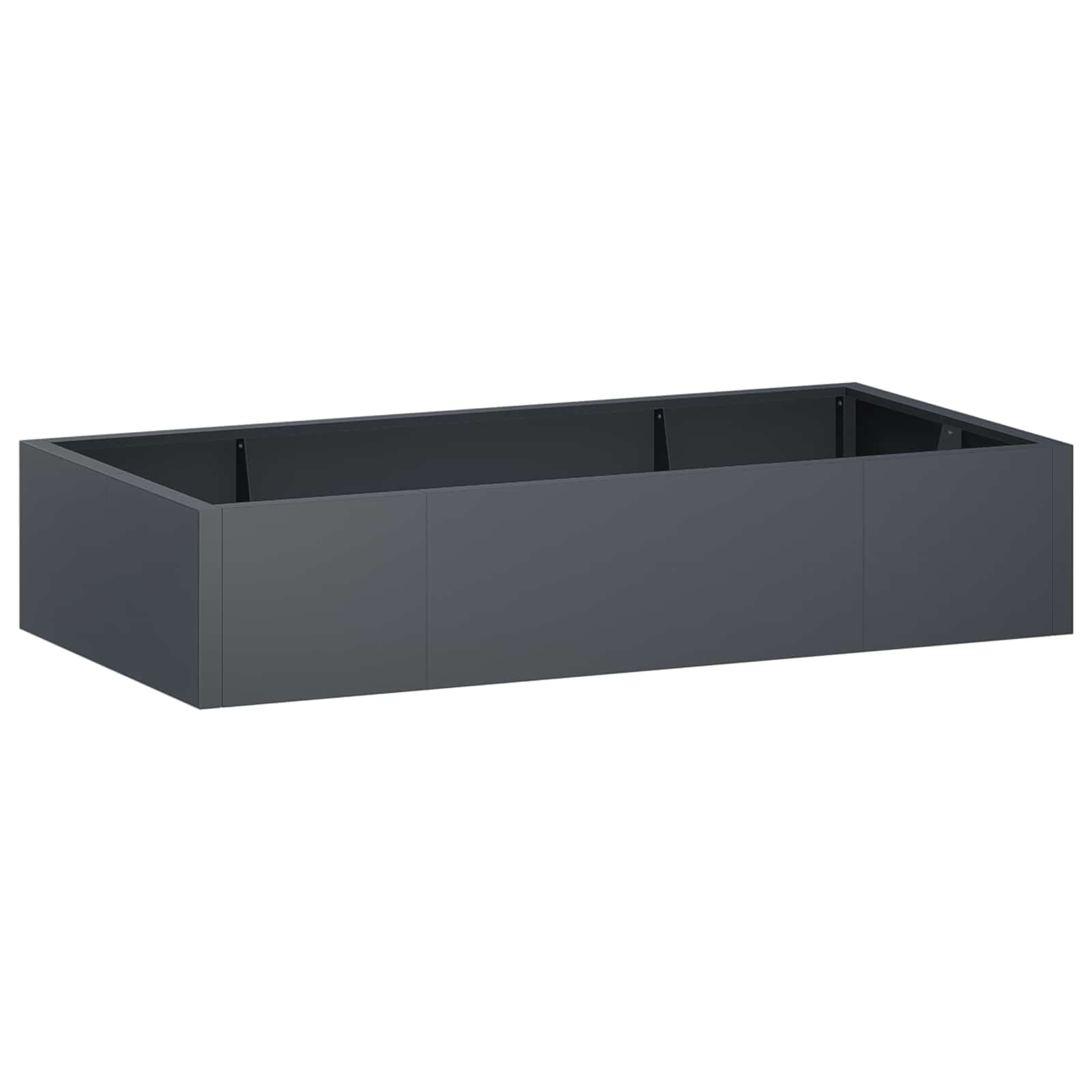 3449221_1.jpg vidaXL Oporný múr 6 ks 200 x 100 x 30 cm Oceľ Antracitová – Obrázok 1