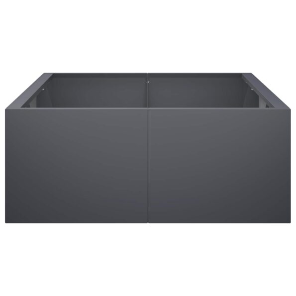 vidaXL Oporný múr 6 ks 200 x 100 x 30 cm Oceľ Antracitová – Obrázok 5