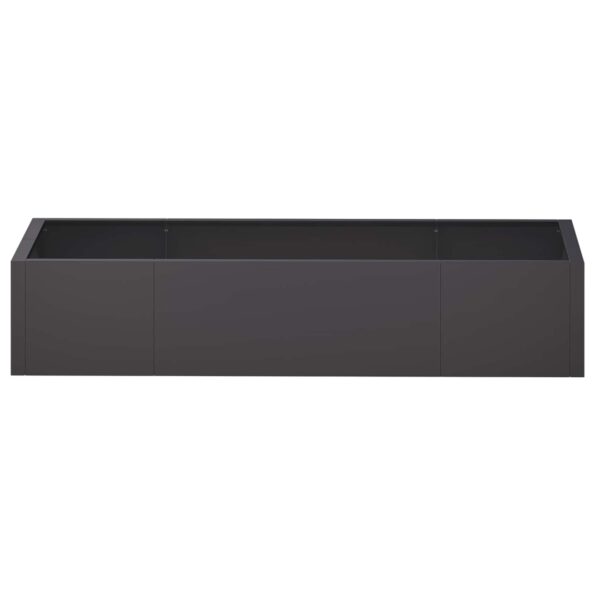 vidaXL Oporný múr 6 ks 200 x 100 x 40 cm Oceľ Čierna – Obrázok 4