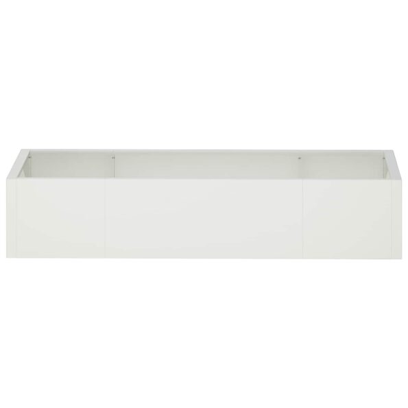 vidaXL Oporný múr 6 ks 200 x 100 x 40 cm Oceľ Biela – Obrázok 4