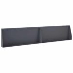 vidaXL Oporný múr 6 ks 200 x 100 x 40 cm Oceľ Antracitová – Obrázok 3