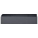 vidaXL Oporný múr 6 ks 200 x 100 x 40 cm Oceľ Antracitová – Obrázok 4