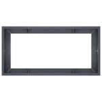vidaXL Oporný múr 6 ks 200 x 100 x 40 cm Oceľ Antracitová – Obrázok 6