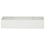 vidaXL Oporný múr 6 ks 200 x 100 x 50 cm Oceľ Biela – Obrázok 4