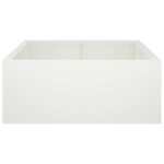 vidaXL Oporný múr 6 ks 200 x 100 x 50 cm Oceľ Biela – Obrázok 5