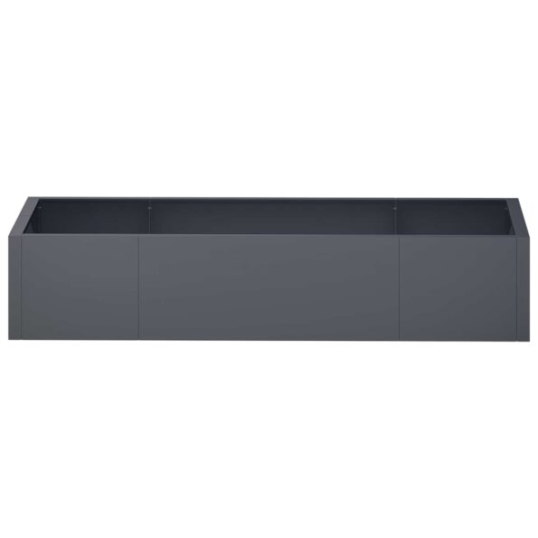 vidaXL Oporný múr 6 ks 200 x 100 x 50 cm Oceľ Antracitová – Obrázok 4