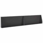 vidaXL Oporný múr 8 ks 300 x 100 x 30 cm Oceľ Čierna – Obrázok 3