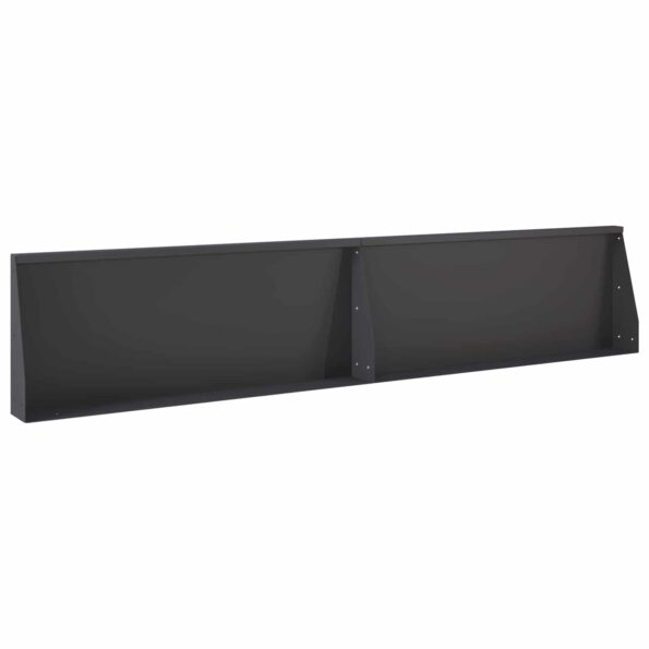 vidaXL Oporný múr 8 ks 300 x 100 x 30 cm Oceľ Čierna – Obrázok 3