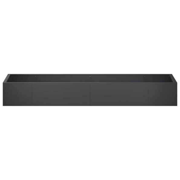 vidaXL Oporný múr 8 ks 300 x 100 x 30 cm Oceľ Čierna – Obrázok 4