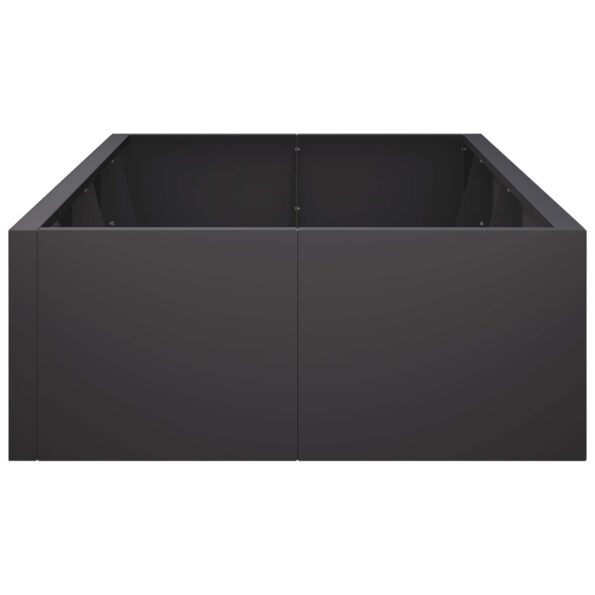 vidaXL Oporný múr 8 ks 300 x 100 x 30 cm Oceľ Čierna – Obrázok 5