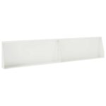 vidaXL Oporný múr 8 ks 300 x 100 x 30 cm Oceľ Biela – Obrázok 3