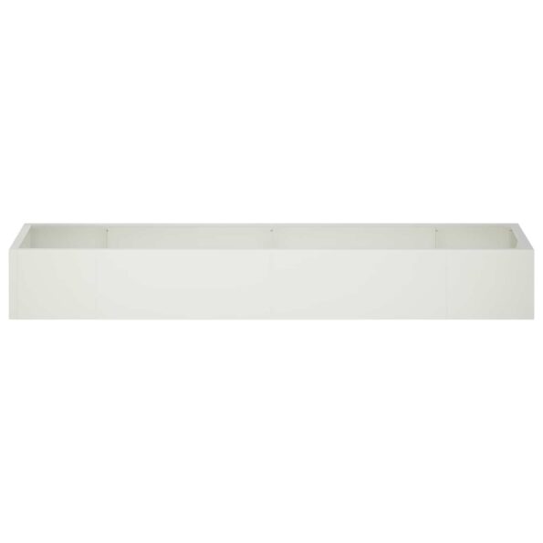 vidaXL Oporný múr 8 ks 300 x 100 x 30 cm Oceľ Biela – Obrázok 4