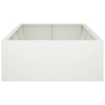 vidaXL Oporný múr 8 ks 300 x 100 x 30 cm Oceľ Biela – Obrázok 5