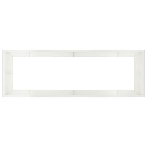 vidaXL Oporný múr 8 ks 300 x 100 x 30 cm Oceľ Biela – Obrázok 6