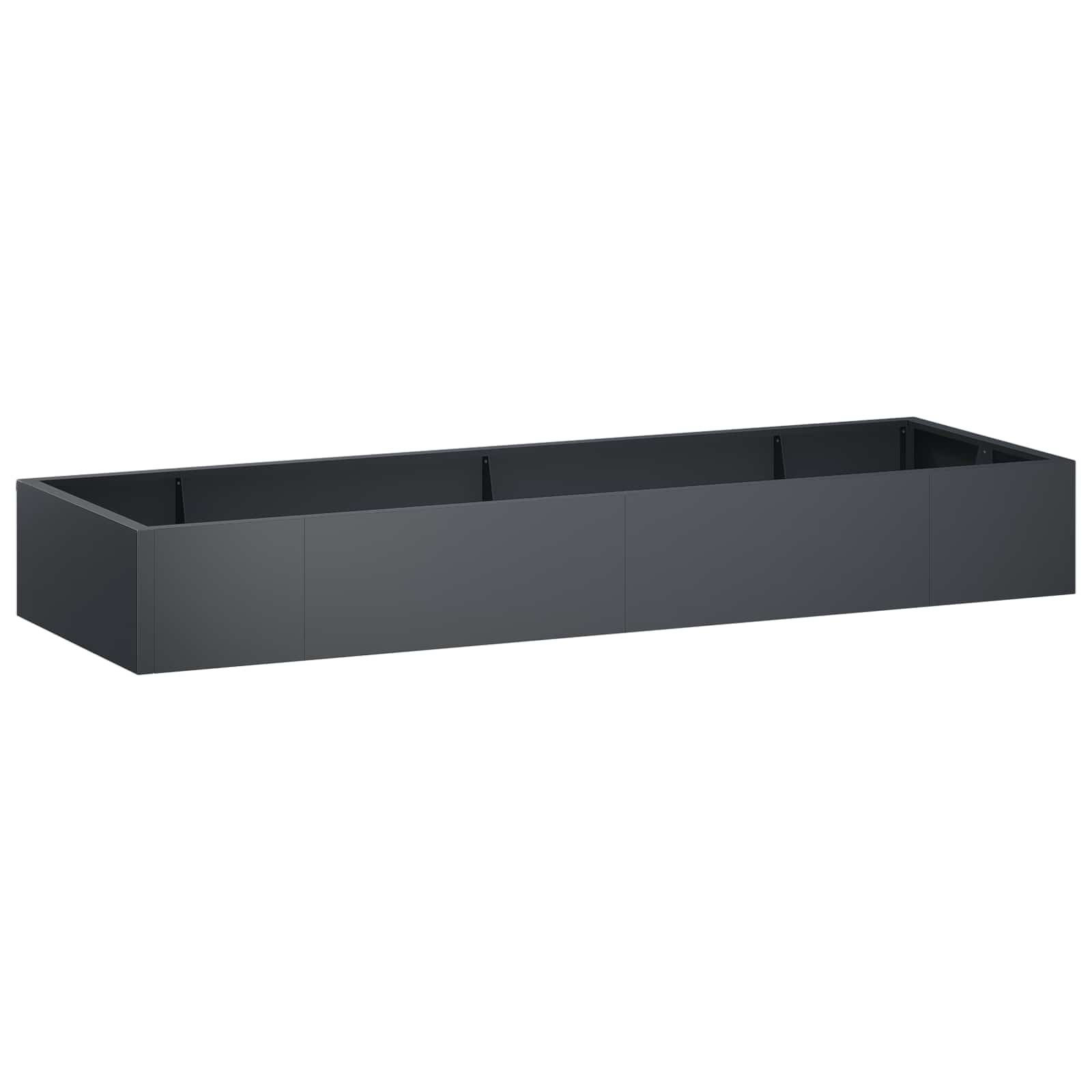 3449242_1.jpg vidaXL Oporný múr 8 ks 300 x 100 x 30 cm Oceľ Antracitová – Obrázok 1