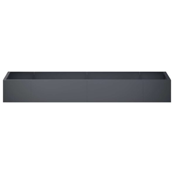 vidaXL Oporný múr 8 ks 300 x 100 x 30 cm Oceľ Antracitová – Obrázok 4