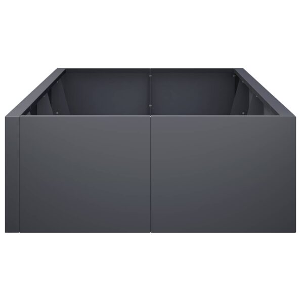 vidaXL Oporný múr 8 ks 300 x 100 x 30 cm Oceľ Antracitová – Obrázok 5