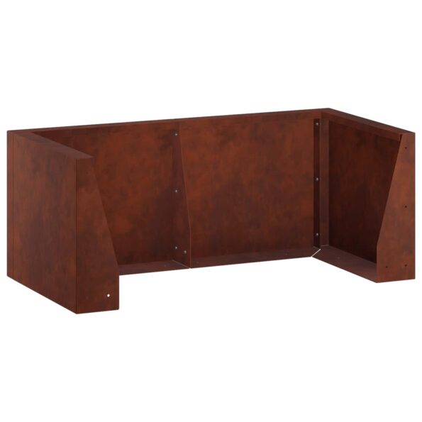 vidaXL Oporný múr 8 ks 300 x 100 x 30 cm Poveternostne odolná oceľ – Obrázok 2