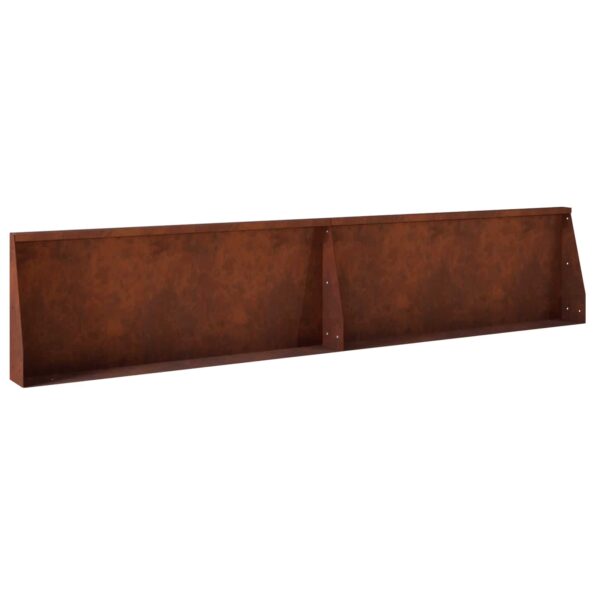 vidaXL Oporný múr 8 ks 300 x 100 x 30 cm Poveternostne odolná oceľ – Obrázok 3