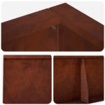 vidaXL Oporný múr 8 ks 300 x 100 x 30 cm Poveternostne odolná oceľ – Obrázok 8