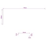 vidaXL Schodový rošt 2 ks 70 x 25 x 2 cm Tmavohnedá – Obrázok 8