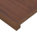 vidaXL Schodový rošt 4 ks 120 x 25 x 2 cm Tmavohnedá – Obrázok 6