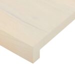 vidaXL Schodový rošt 8 ks 70 x 30 x 2 cm Biela Masívne dubové drevo – Obrázok 6