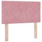 vidaXL Posteľ boxspring s matracom Ružová 80 x 200 cm Zamat – Obrázok 4