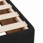 vidaXL Posteľ boxspring s matracom Čierna 180 x 200 cm Zamat – Obrázok 10