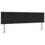 vidaXL Posteľ boxspring s matracom Čierna 180 x 200 cm Zamat – Obrázok 4