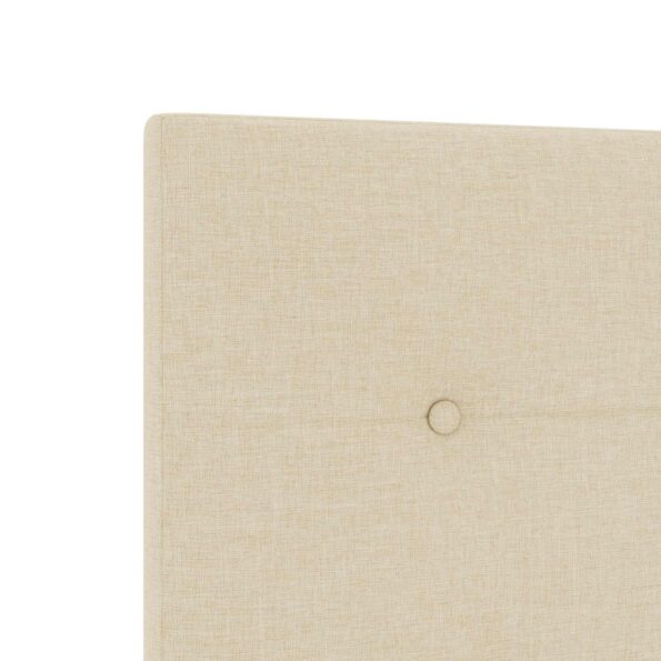 vidaXL Posteľ boxspring s matracom Krémová 80 x 200 cm Látka – Obrázok 9