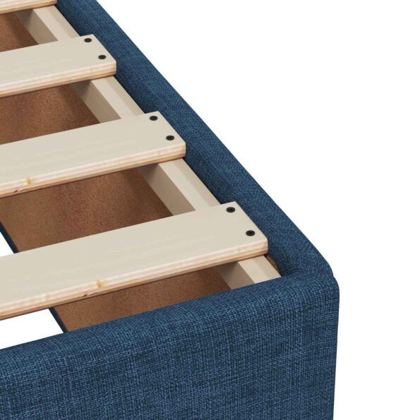 vidaXL Posteľ boxspring s matracom Modrá 100 x 200 cm Látka – Obrázok 10