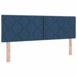 vidaXL Posteľ boxspring s matracom Modrá 160 x 200 cm Látka – Obrázok 4