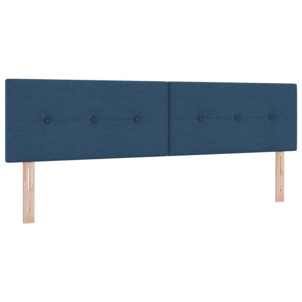 vidaXL Posteľ boxspring s matracom Modrá 180 x 200 cm Látka – Obrázok 4