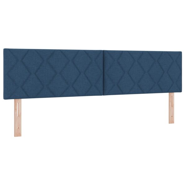vidaXL Posteľ boxspring s matracom Modrá 180 x 200 cm Látka – Obrázok 4