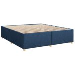 vidaXL Posteľ boxspring s matracom Modrá 180 x 200 cm Látka – Obrázok 5