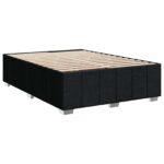 vidaXL Posteľ boxspring s matracom Čierna 140 x 190 cm Látka – Obrázok 5