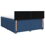 vidaXL Posteľ boxspring s matracom Modrá 160 x 200 cm Látka – Obrázok 8