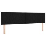 vidaXL Posteľ boxspring s matracom Čierna 180 x 200 cm Látka – Obrázok 4