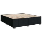 vidaXL Posteľ boxspring s matracom Čierna 180 x 200 cm Látka – Obrázok 5