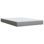 vidaXL Posteľ boxspring s matracom Svetlosivá 140 x 190 cm Látka – Obrázok 6