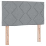 vidaXL Posteľ s boxspringom a matracom a LED Svetlosivá 120 x 190 cm – Obrázok 5
