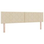 vidaXL Posteľ s boxspringom a matracom a LED Krémová 180 x 200 cm – Obrázok 5