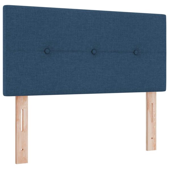 vidaXL Posteľ boxspring s matracom Modrá 80 x 200 cm Látka – Obrázok 5