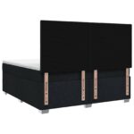 vidaXL Posteľ boxspring s matracom Čierna 180 x 200 cm Látka – Obrázok 8