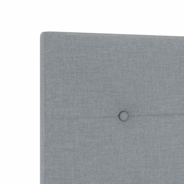 vidaXL Posteľ boxspring s matracom Svetlosivá 200 x 200 cm Látka – Obrázok 9