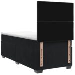 vidaXL Posteľ boxspring s matracom Čierna 80 x 200 cm Zamat – Obrázok 8