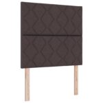 vidaXL Posteľ boxspring s matracom Tmavohnedá 80 x 200 cm Látka – Obrázok 4